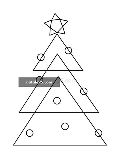 Albero di Natale geometrico