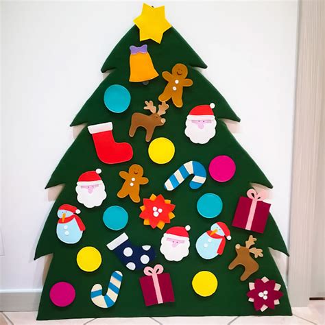 Albero di Natale in feltro per bambini