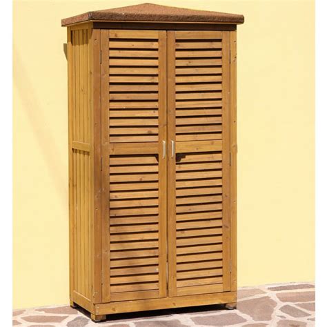 Armadio da esterno in legno