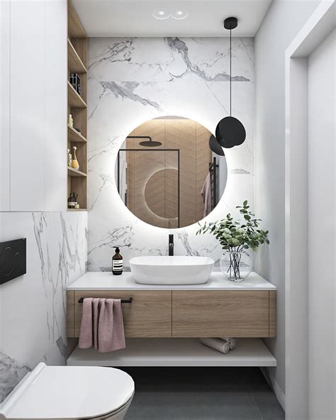Arredo bagno in stile scandinavo