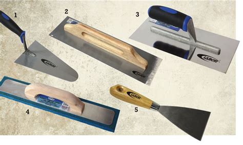 Attrezzi per intonacare