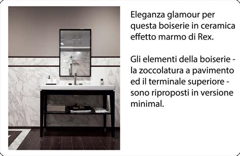 Boiserie moderna in un bagno