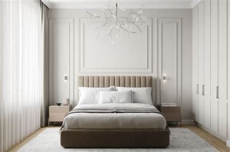Camera da letto con boiserie