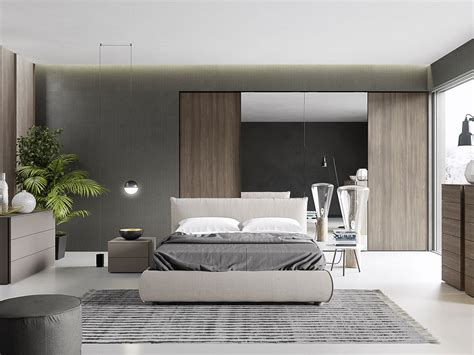 Camera da letto con mobili in wengé