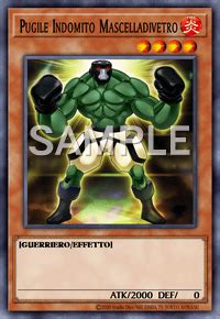 Carta Pugile Indomito Valore