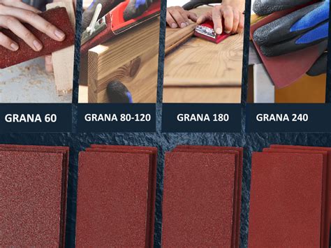 Carta vetrata con diverse grane