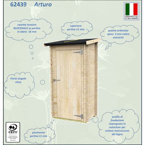 Casetta da giardino Alce Arturo