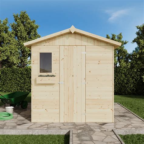 Casetta da giardino in legno massello