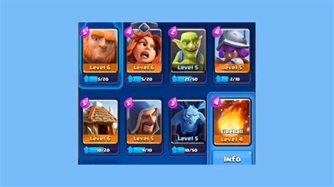 Clash Royale Arena 4 Deck