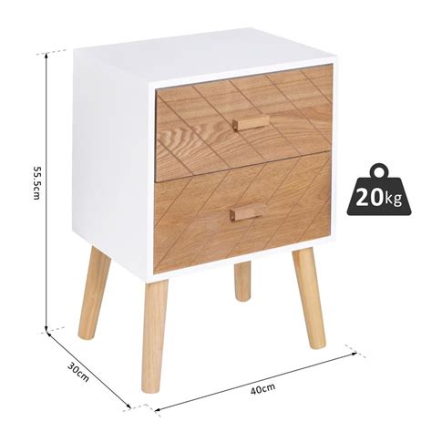 Comodino stile scandinavo