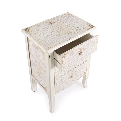Comodino vintage shabby chic