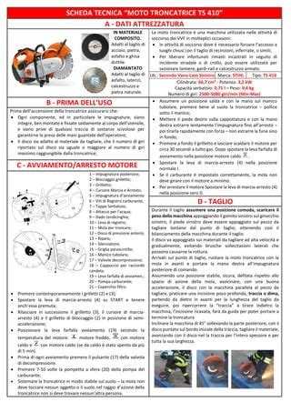 Componenti di una Troncatrice