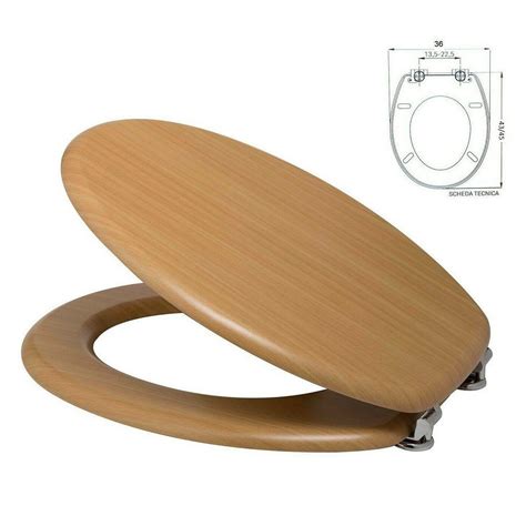 Copriwater Universale in Legno MDF