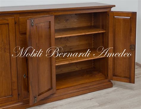 Credenza in Noce Massello Stile Arte Povera