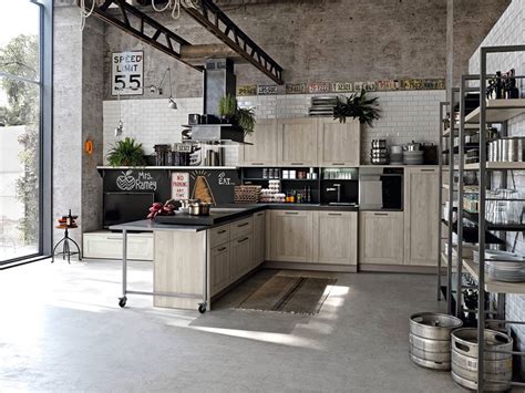 Cucina in stile industriale
