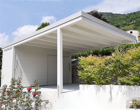 Design moderno portico in legno