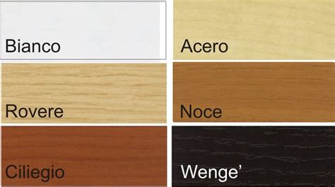 Differenza visiva tra acero e palissandro