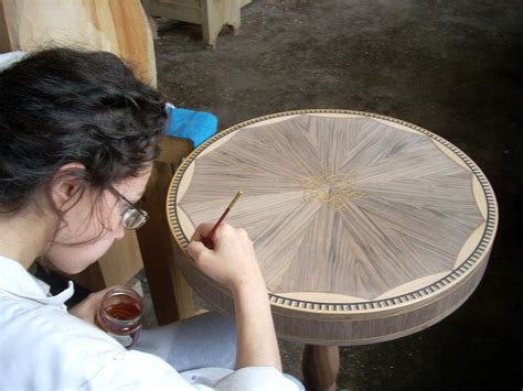 Esempi di diverse tecniche di intarsio