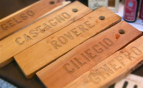 Esempi di incisione laser su legno