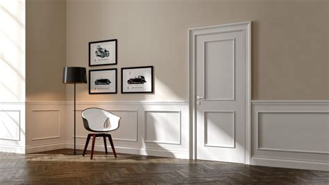 Esempio di boiserie in legno