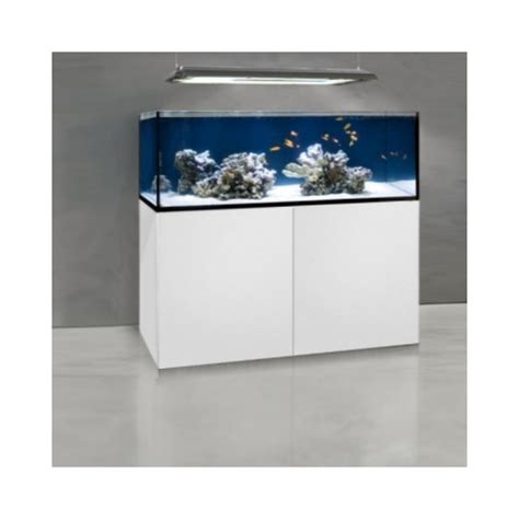 Esempio di mobile per acquario con vano per accessori