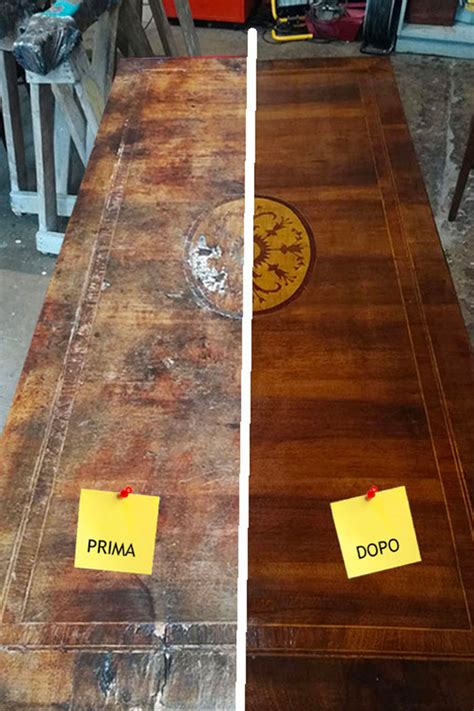 Esempio di restauro conservativo del legno