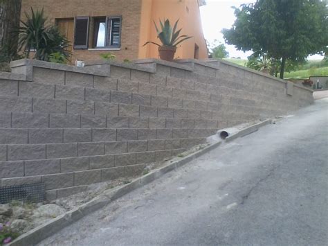 Facciata realizzata con blocchi splittati