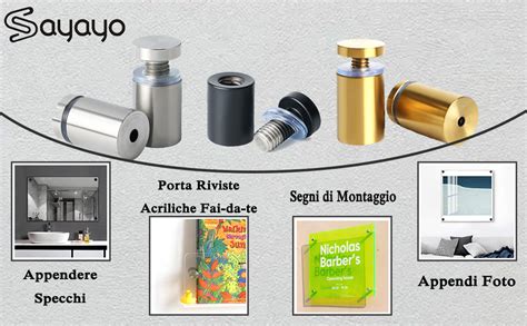 Forare per le viti di fissaggio