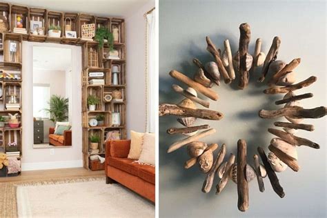 Idee creative con il legno di fiume