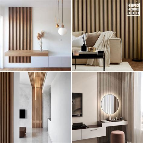 Idee per l'uso di pannelli decorativi in legno