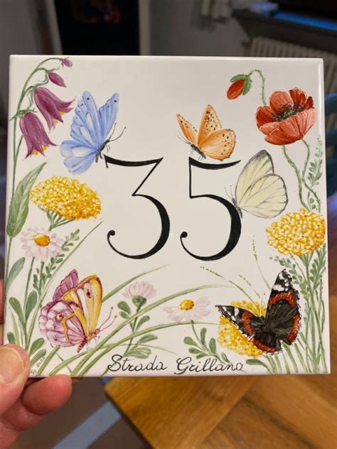 Ispirazioni per numeri civici fai da te