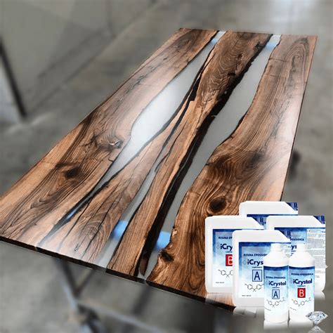 Kit Completo per Creare Tavoli in Legno e Resina Epossidica