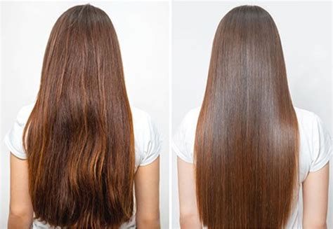 Laminazione capelli prima e dopo