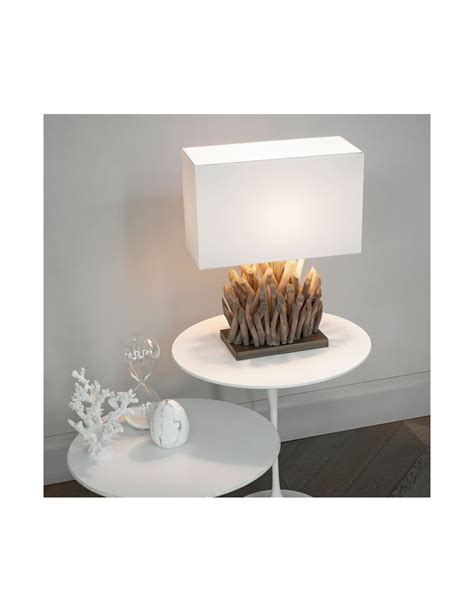 Lampada da tavolo con rami