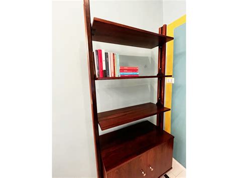 Libreria in legno di palissandro