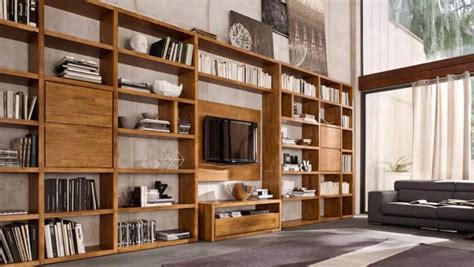Libreria in legno massello