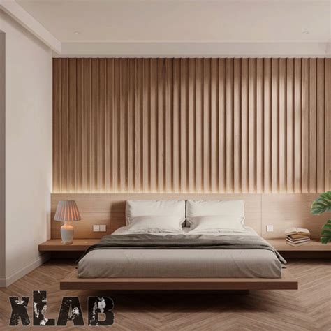 Listelli decorativi in legno per testiera letto
