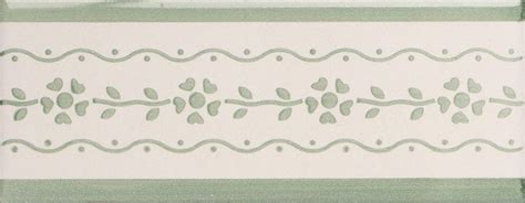 Listelli in ceramica decorati a mano