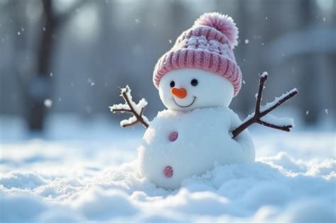 Lumino pupazzo di neve con feltro