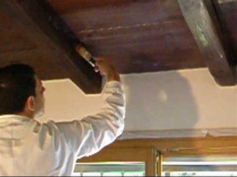 Manutenzione soffitto in legno