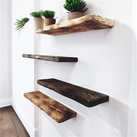 Mensola da parete in legno stile retrò