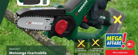 Mini Motosega Parkside Lidl