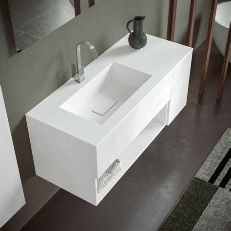 Mobile bagno con lavabo integrato