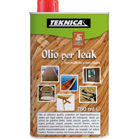 Olio per legno di teak