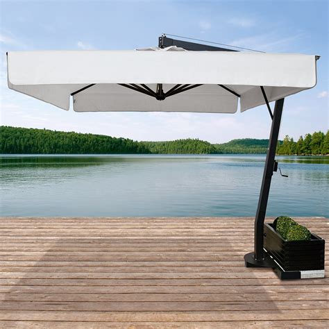 Ombrellone da giardino in teak