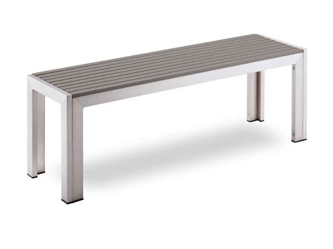 Panca in teak della collezione Synthesis