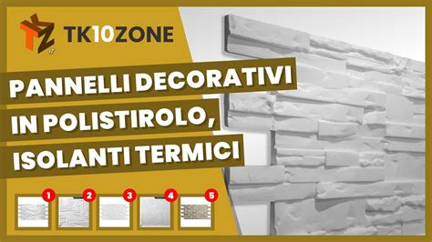 Pannelli isolanti decorativi