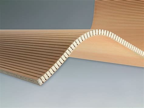 Pannello in legno flessibile