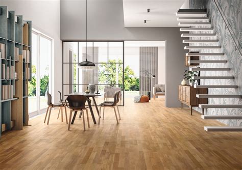 Parquet Rovere Sbiancato in un ambiente moderno