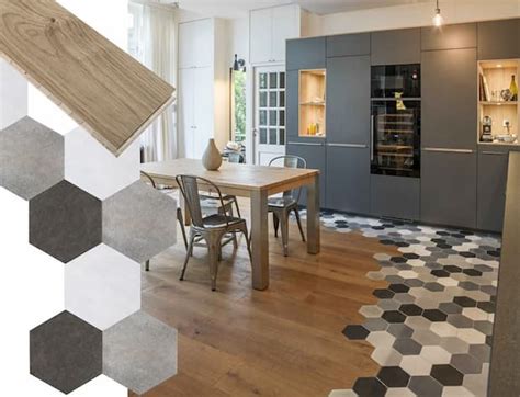 Parquet e piastrelle abbinati